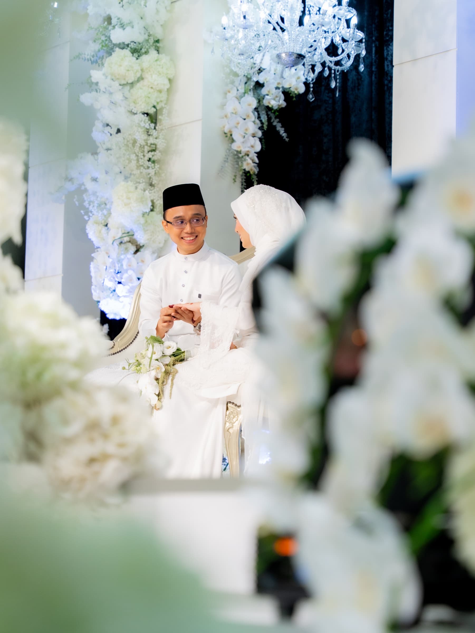 Majlis nikah Haziq & Hanis di pelamin