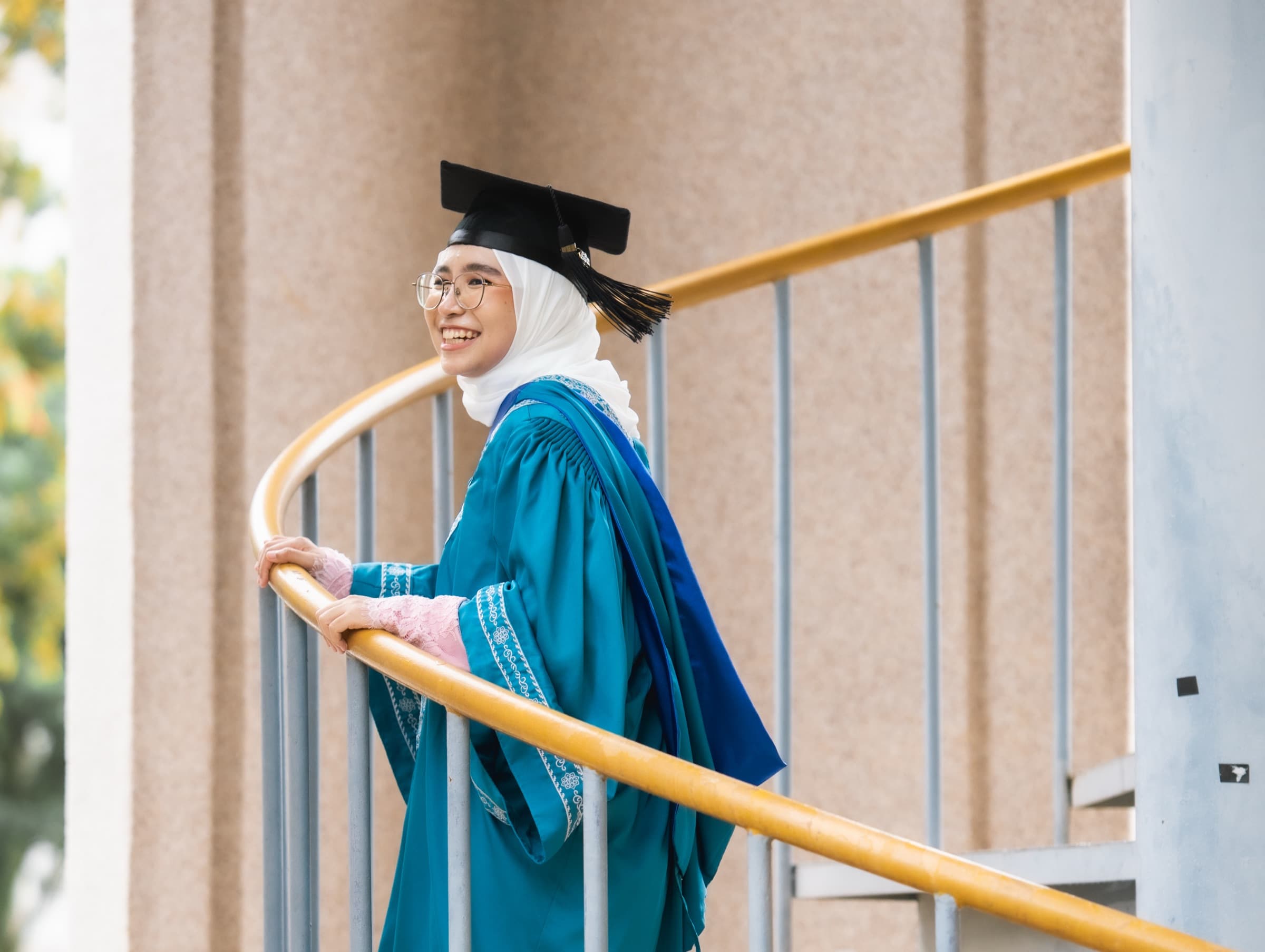 Asiah pada hari konvokesyen